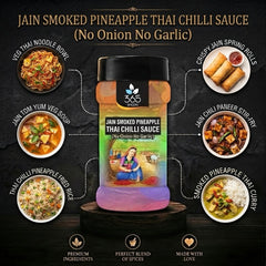 Smoked Pineapple Thai Chilli Sauce | Jain-Friendly No Onion No Garlic | Vegan | 365 Spicery
