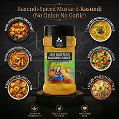 Mustard Kasundi | Jain-Friendly No Onion No Garlic | Natural Ingredients | No Artificial Colours | 365 Spicery