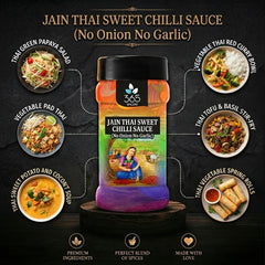 Thai Sweet Chilli Sauce | Jain-Friendly No Onion No Garlic | Premium Quality | No MSG | 365 Spicery