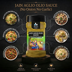 Aglio Olio Sauce | Jain-Friendly No Onion No Garlic | Premium Quality | No MSG | 365 Spicery