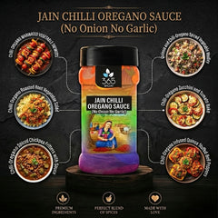 Chilli Oregano Sauce | Jain-Friendly No Onion No Garlic | Gluten-Free | No Artificial Colours | 365 Spicery