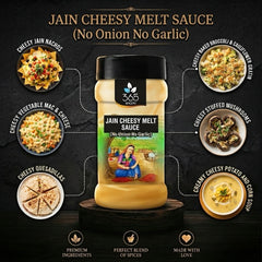 Cheesy Melt Sauce | Jain-Friendly No Onion No Garlic | Premium Quality | No Artificial Flavours | 365 Spicery