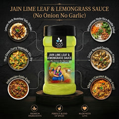 Lime Leaf + Lemongrass Sauce | Jain-Friendly No Onion No Garlic | Vegan | No Artificial Flavours | 365 Spicery