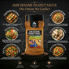 Sesame Peanut Sauce | Jain-Friendly No Onion No Garlic | Natural Ingredients | Premium Quality | 365 Spicery
