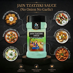 Tzatziki Sauce | Jain-Friendly No Onion No Garlic | Natural Ingredients | Premium Quality | 365 Spicery