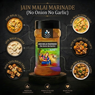 Malai Marinade | No Onion No Garlic | Jain-Friendly | Creamy Texture | No Artificial Colours | 365 Spicery