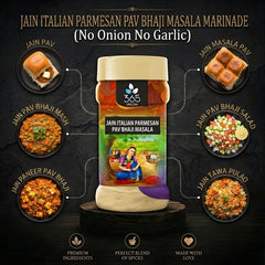 Italian Parmesan Pav Bhaji Masala Marinade | No Onion No Garlic | Jain-Friendly | Natural | 365 Spicery