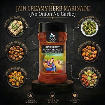 Creamy Herb Marinade | No Onion No Garlic | Jain-Friendly | Vegan | Natural Ingredients | 365 Spicery