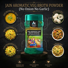 Aromatic Veg broth powder | Perfect for Dals & Soups | No MSG | No Onion No Garlic | 365 Spicery