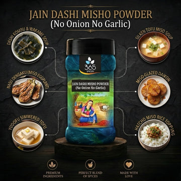 Dashi misho powder | Authentic Umami Blend | Premium Quality | Jain-Friendly | No MSG | 365 Spicery