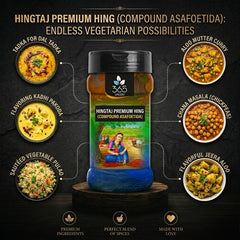 Hingtaj Premium Hing | Compound Asafoetida | Strong Digestive Spice | Vegan | Natural | 365 Spicery