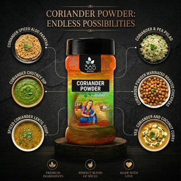 Coriander Powder | Dhaniya | Authentic Indian Spice | No Artificial Colours | Vegan | Pure | 365 Spicery