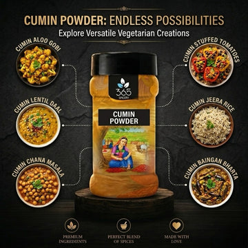Cumin Powder | Jeera | Essential Indian Spice | Natural Ingredients | Gluten-Free | 365 Spicery