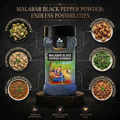 Malabar Black Pepper Powder | Bold Spicy Heat | Premium Quality | Natural Ingredients | 365 Spicery