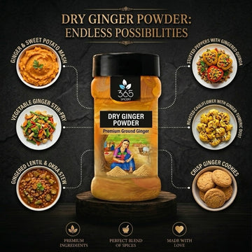 Dry Ginger Powder | Sonth | Aromatic Digestive Spice | Natural Ingredients | Vegan | 365 Spicery