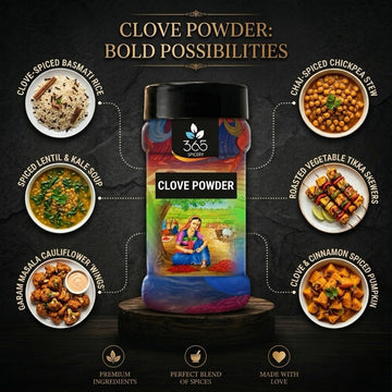 Clove Powder | Laung | Intense Aromatic Spice | Premium Quality | No Artificial Colours | 365 Spicery