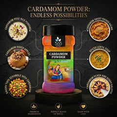 Cardamom Powder | Elaichi | Sweet Aromatic Spice | Premium Quality | No Artificial Colours | 365 Spicery
