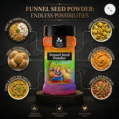 Fennel Seed Powder | Saunf | Digestive Herb for Indian Recipes | Gluten-Free | Vegan | 365 Spicery