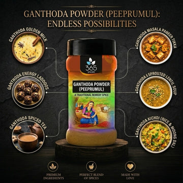GanthoDa Powder | Peepramul | Traditional Herbal Spice | No Artificial Flavours | Vegan | 365 Spicery
