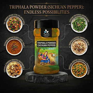 Triphala Powder | Sichuan Pepper | Natural Digestive Aid | Vegan | Gluten-Free | 365 Spicery