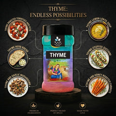 Thyme | Fragrant Dried Herb | Essential for Mediterranean Pasta & Salads | Vegan | No Artificial Flavours | 365 Spicery