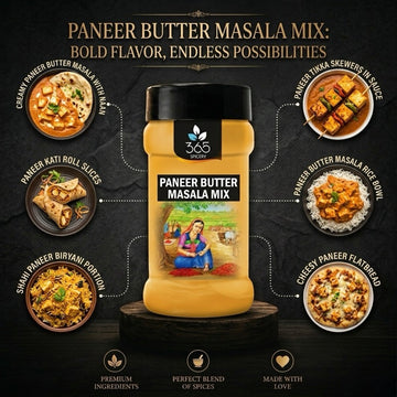 Paneer Butter Masala mix | Classic Creamy Curry Spice Blend | Gluten-Free | No Artificial Flavours | 365 Spicery