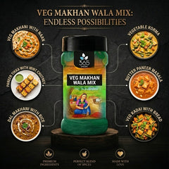 Veg Makhanwala Mix | Rich Tomato Butter Gravy Blend | Natural Ingredients | No MSG | Made in India | 365 Spicery