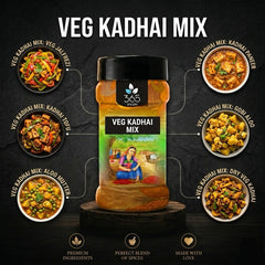Veg Kadhai Mix | Bold Restaurant Style Curry Base | Vegan | Premium Quality | No Artificial Colours | 365 Spicery