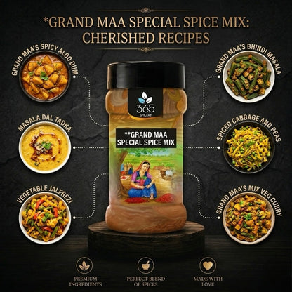 Grand Maa Special Spice Mix | Traditional Homemade Taste | Premium Quality | No Artificial Flavours | 365 Spicery