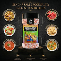 Sendha Salt (Rock Salt) | Pure Mineral Rich Crystals | Natural Source | 365 Spicery