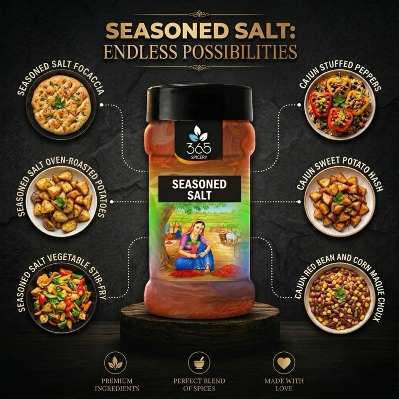 Seasoned Salt | All-Purpose Flavour Enhancer | No Artificial Flavours | 365 Spicery