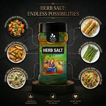 Herb Salt | Aromatic Kitchen Essential | Premium Quality | Gluten-Free | 365 Spicery