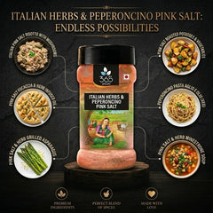 Italian Herbs & Peperoncino Pink Salt | Gourmet Blend | Gluten-Free | 365 Spicery