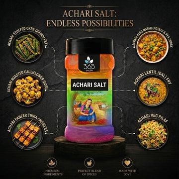 Achari Salt | Tangy Pickling Spice Blend | Authentic Indian Taste | Vegan | 365 Spicery