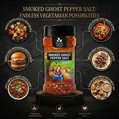 Smoked Ghost Pepper Salt | Intense Spicy Seasoning | Natural Ingredients | 365 Spicery