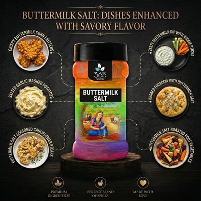 Butter Milk Salt | Traditional Savoury Seasoning | No Artificial Flavours | 365 Spicery