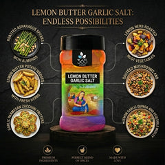 Lemon Butter Garlic Salt | Zesty Culinary Blend | Premium Quality | Gluten-Free | 365 Spicery