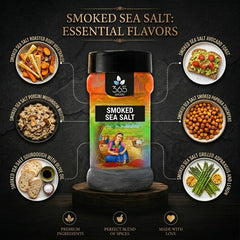 Smoked Sea Salt | Gourmet Wood-Fired Flavour | Natural Mineral Rich | Gluten-Free | 365 Spicery