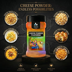 Cheese Powder | Savoury Dehydrated Seasoning for Instant Mixes | Premium Quality | Gluten-Free | 365 Spicery