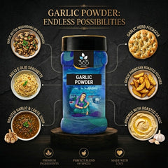 Garlic Powder | Pure Dehydrated Culinary Essential | No MSG | No Artificial Colours | Ready-to-Cook | 365 Spicery