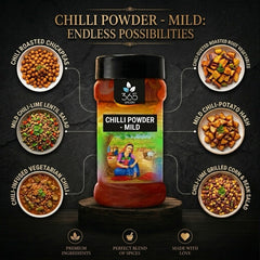 Chilli Powder- Mild | Gentle Spice for Daily Gravies | Natural & Gluten-Free | 365 Spicery