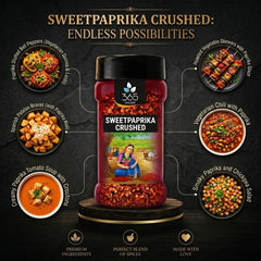 Sweet Paprika Crushed | Mild & Aromatic for Recipes | Vegan | No Artificial Colours | 365 Spicery