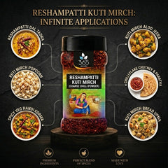 Reshampatti Kuti Mirch | Coarse Spice for Traditional Gravies | Premium Quality | 365 Spicery