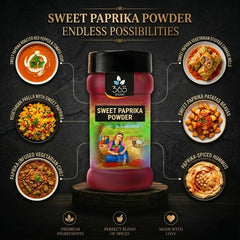 Sweet Paprika Powder | Mild & Flavorful for BBQ & Dry Rubs | Natural Ingredients | 365 Spicery
