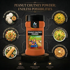 Peanut Chutney Powder | Nutty & Savoury South Indian Dip | Gluten-Free | Vegan | 365 Spicery