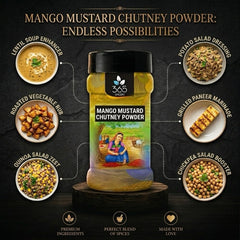 Mango Mustard Chutney Powder | Tangy & Pungent Fusion Dip | Premium Quality | 365 Spicery