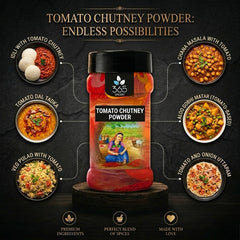 Tomato Chutney Powder | Tangy & Versatile Snack Condiment | No Artificial Colours | 365 Spicery