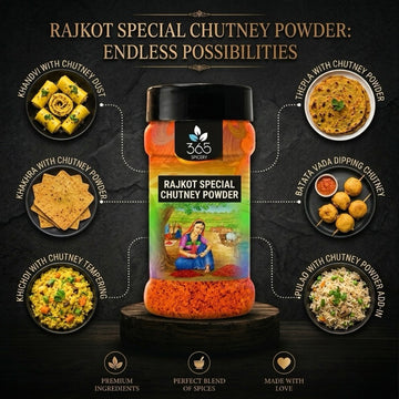 Rajkot Special Chutney Powder | Authentic Regional Spice Mix | Premium Quality | 365 Spicery