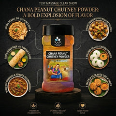 Chana Peanut Chutney Powder | Protein-Packed Snack Dip | Premium Quality | Vegan | 365 Spicery