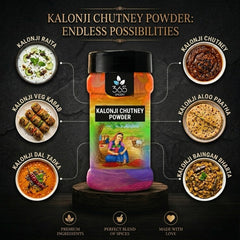 Kalonji Chutney Powder | Unique Nigella Seed Spice Blend | Natural Ingredients | 365 Spicery